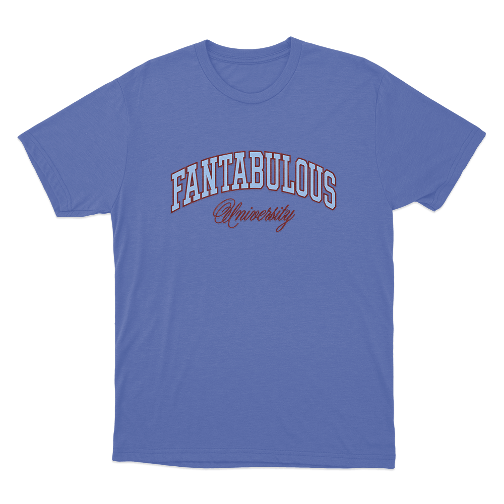 Fantabulous University Unisex T Shirt Blue Fantabulous University Unisex T Shirt Blue