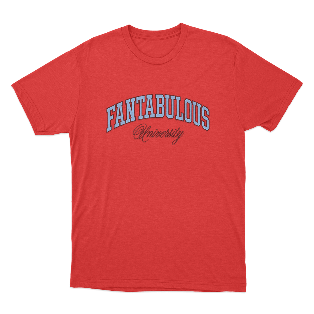 Fantabulous University Unisex T Shirt Red Fantabulous University Unisex T Shirt Red