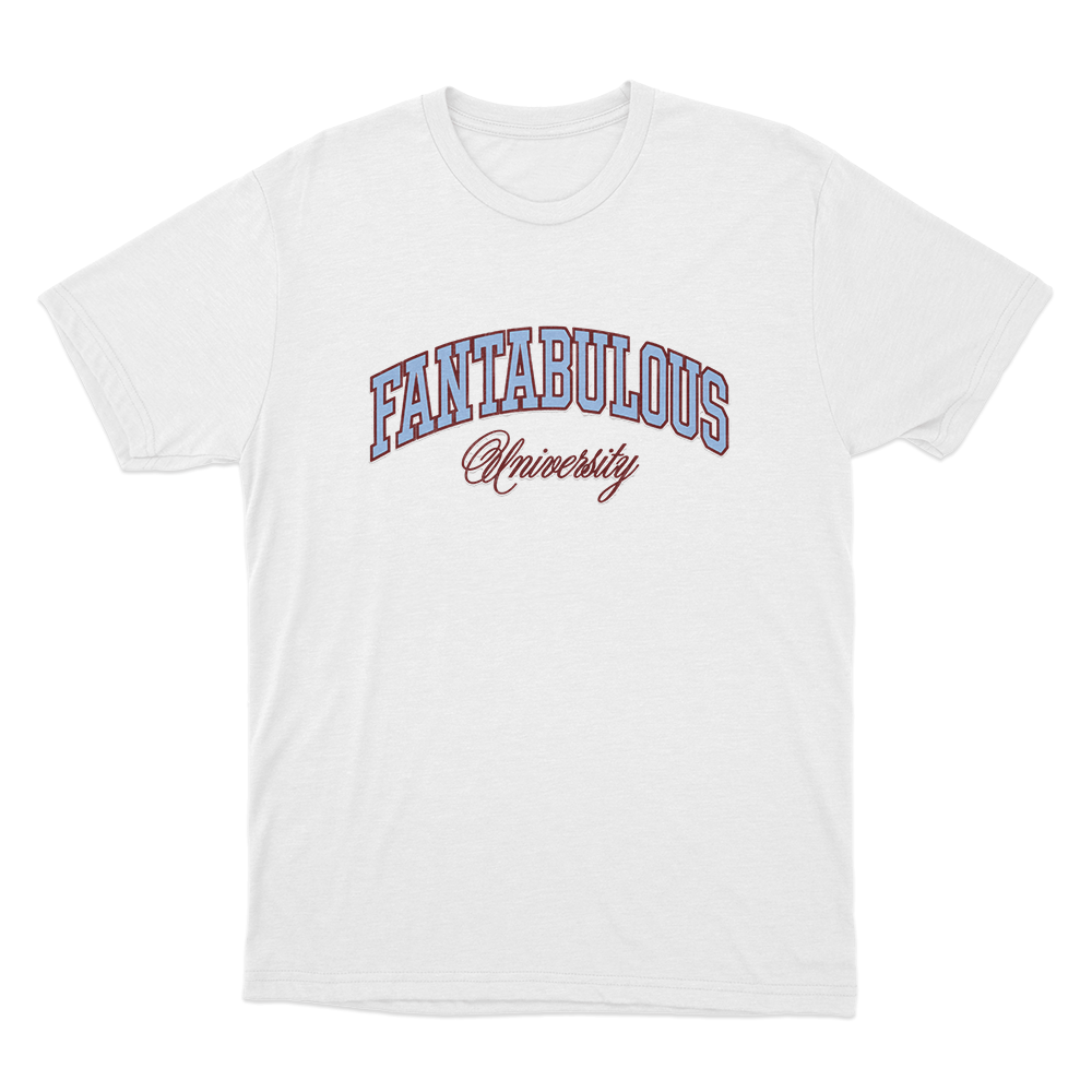Fantabulous University Unisex T Shirt White Fantabulous University Unisex T Shirt White
