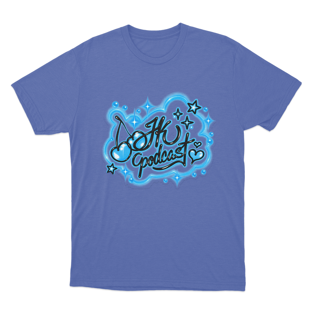 Jk Graffiti Unisex T Shirt Blue Jk Graffiti Unisex T Shirt Blue