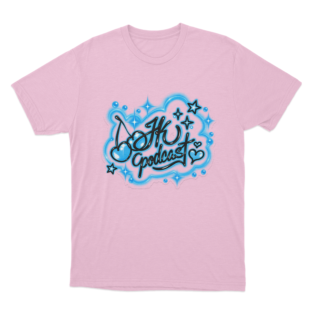 Jk Graffiti Unisex T Shirt Pink Jk Graffiti Unisex T Shirt Pink