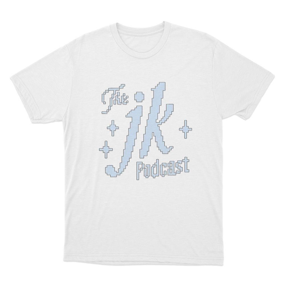 Jk Podcast Logo Unisex T Shirt White Jk Podcast Logo Unisex T Shirt White