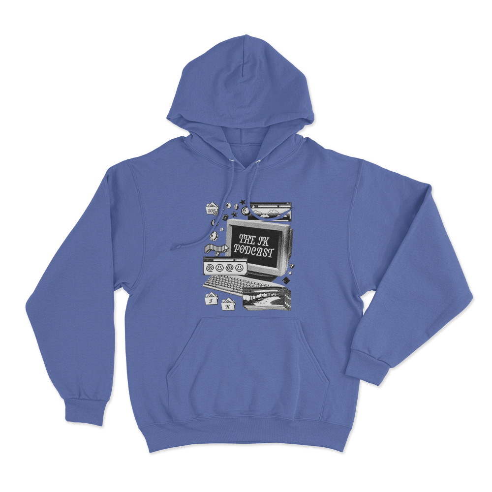 Jk Podcast Unisex Hoodie Blue Jk Podcast Unisex Hoodie Blue