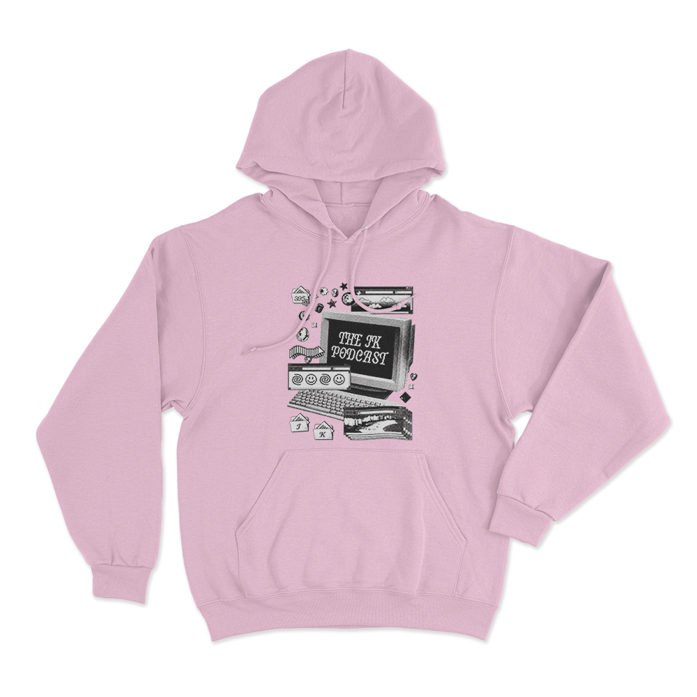Jk Podcast Unisex Hoodie Pink Jk Podcast Unisex Hoodie Pink