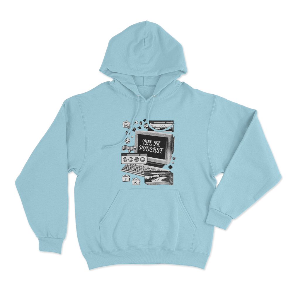 Jk Podcast Unisex Hoodie Sky Blue Jk Podcast Unisex Hoodie Sky Blue