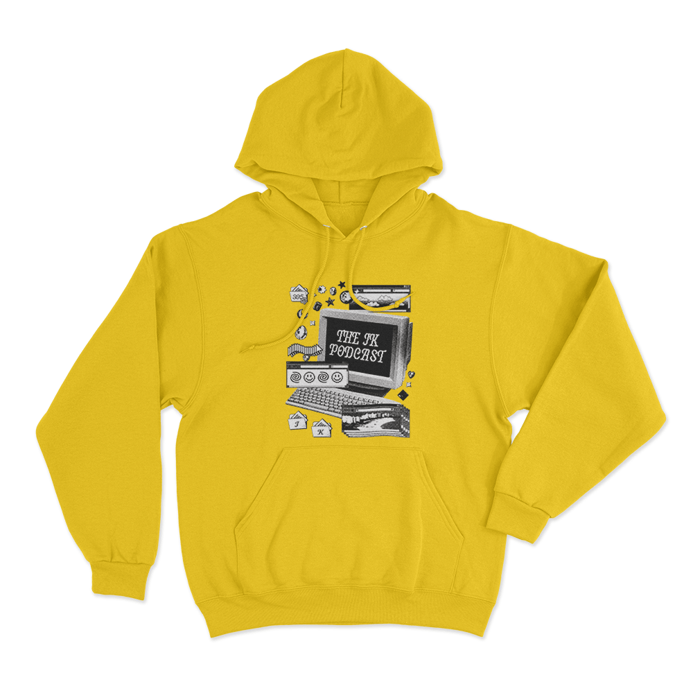 Jk Podcast Unisex Hoodie Yellow Jk Podcast Unisex Hoodie Yellow